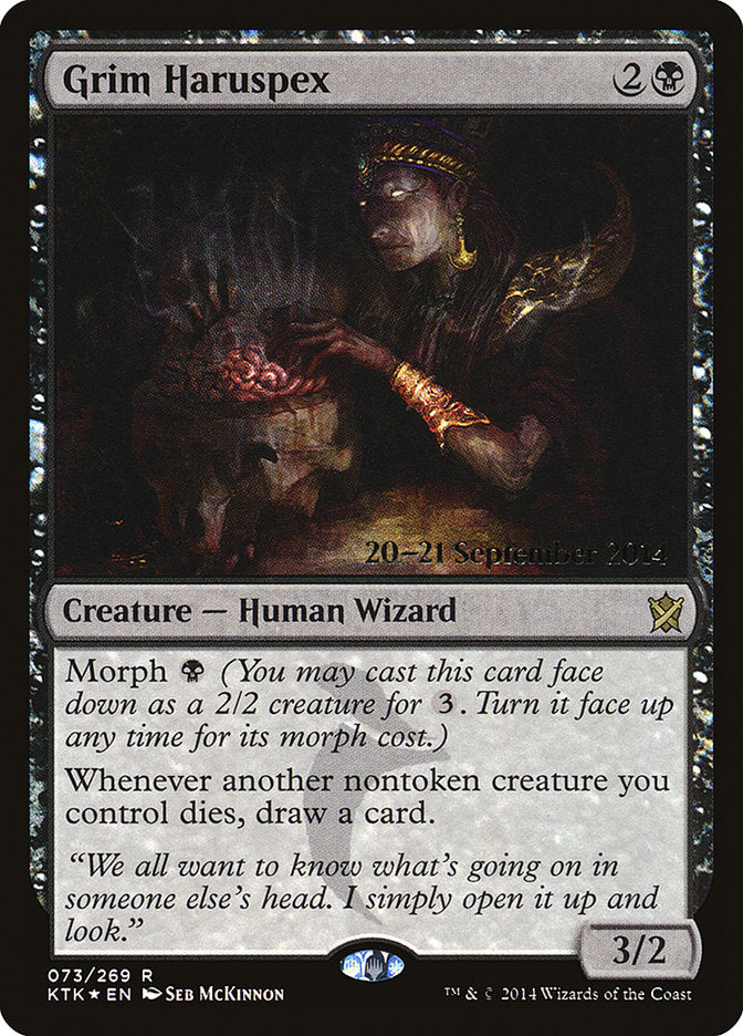 Grim Haruspex [Khans of Tarkir Prerelease Promos] | Good Games Modbury