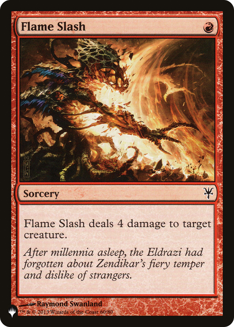 Flame Slash [The List Reprints] | Good Games Modbury