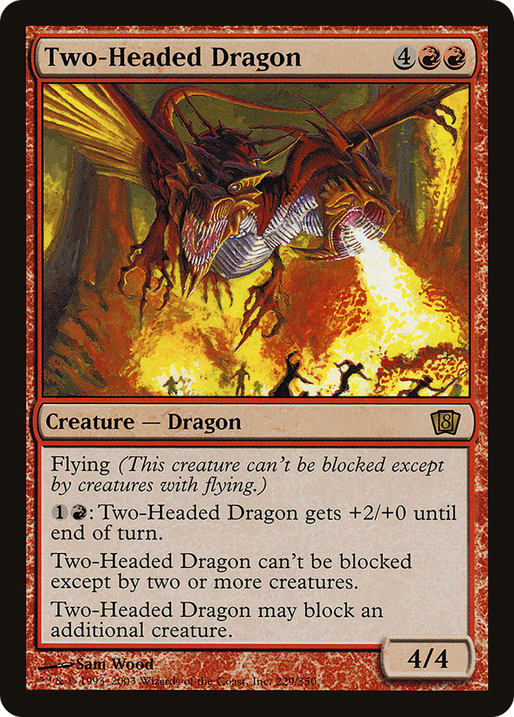 Two-Headed Dragon (E3 2003) [Oversize Cards] | Good Games Modbury