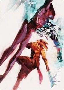 Hexgold Slash Art Card 30 (Art Series: Phyrexia: All Will Be One)  | Good Games Modbury