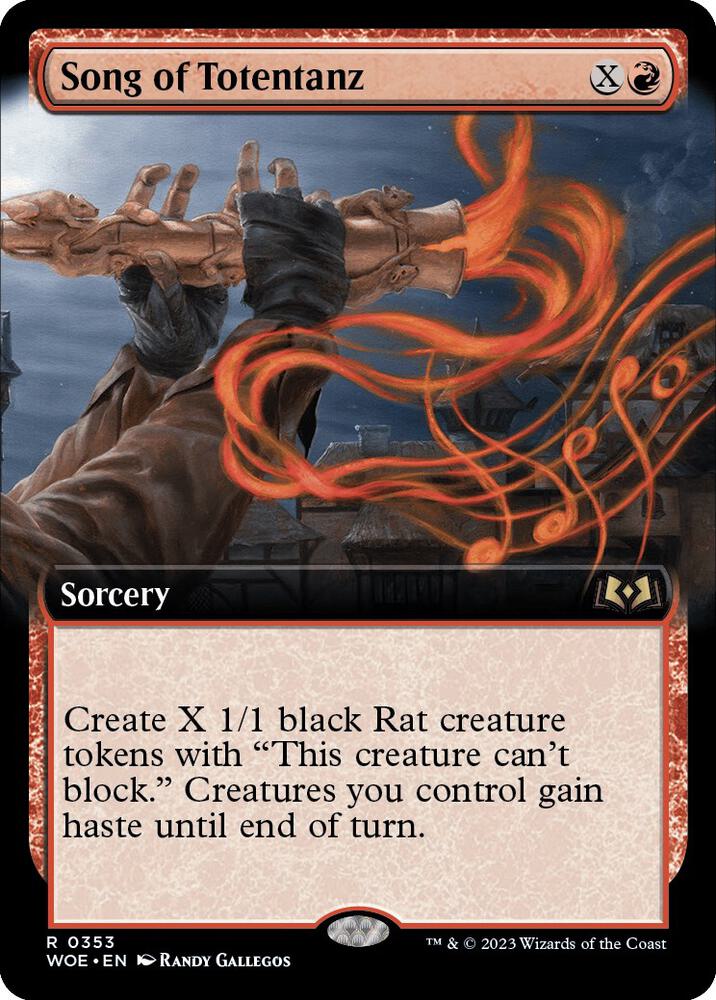 Song of Totentanz 353/276 (Wilds of Eldraine)  - Extended Art | Good Games Modbury