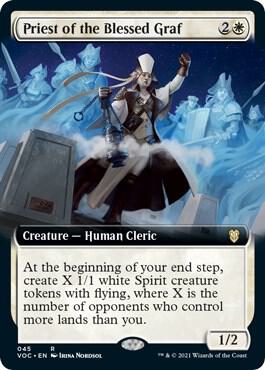 Priest of the Blessed Graf Extended Art 45/38 (Commander: Innistrad: Crimson Vow)  | Good Games Modbury