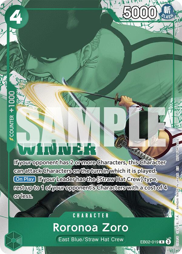Roronoa Zoro (Winner Pack 2025 Vol. 3) [One Piece Promotion Cards] | Good Games Modbury