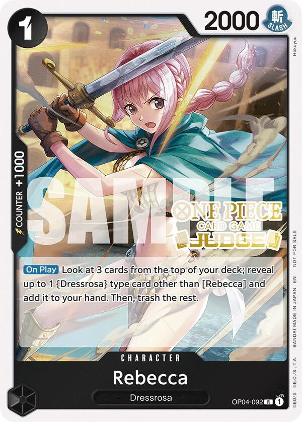 Rebecca (Judge Pack Vol. 6) [One Piece Promotion Cards] | Good Games Modbury