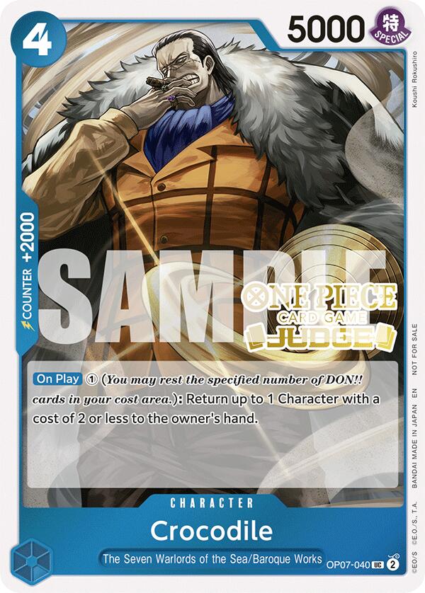 Crocodile (Judge Pack Vol. 6) [One Piece Promotion Cards] | Good Games Modbury