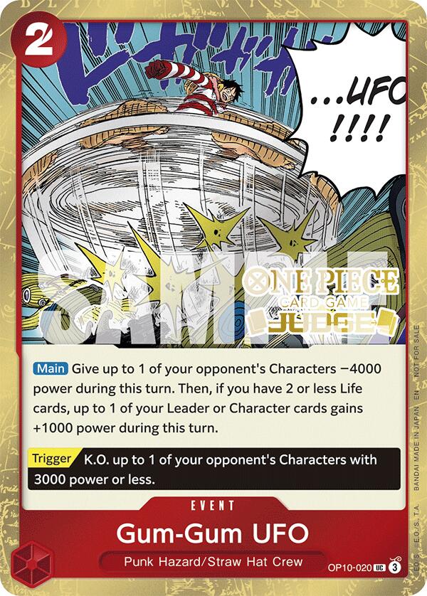 Gum-Gum UFO (Judge Pack Vol. 6) [One Piece Promotion Cards] | Good Games Modbury