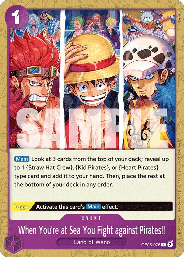 When You're at Sea You Fight against Pirates!! (2025 Pirates League Store) [Qualifier] [One Piece Promotion Cards] | Good Games Modbury