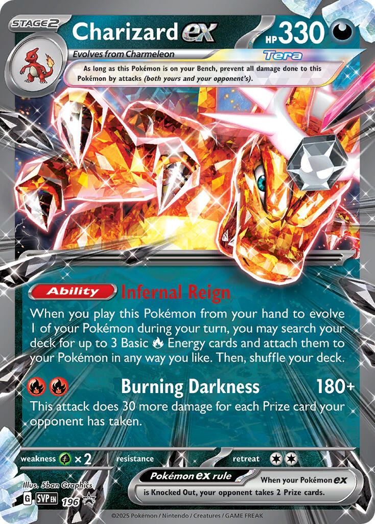Charizard EX (196) [Scarlet & Violet: Black Star Promos] | Good Games Modbury