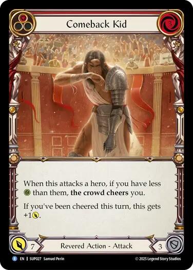 Comeback Kid (Red) [SUP027] (Super Slam) | Good Games Modbury