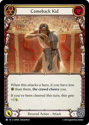 Comeback Kid (Yellow) [SUP028] (Super Slam) | Good Games Modbury