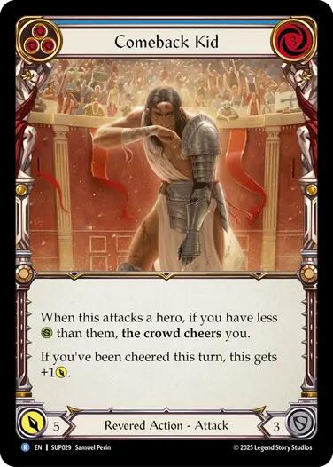 Comeback Kid (Blue) [SUP029] (Super Slam) | Good Games Modbury