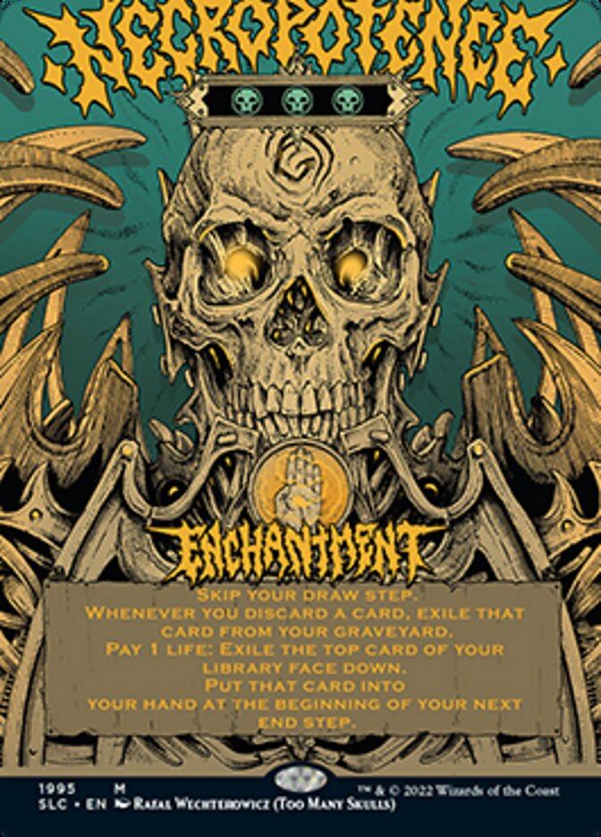 Necropotence (Borderless Alternate Art) [Secret Lair 30th Anniversary Countdown Kit] | Good Games Modbury