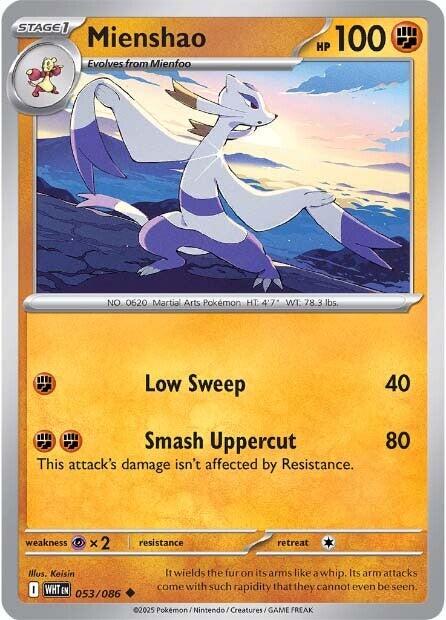 Mienshao (050/086) [Scarlet & Violet: White Flare] | Good Games Modbury