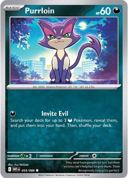 Purrloin (052/086) [Scarlet & Violet: White Flare] | Good Games Modbury