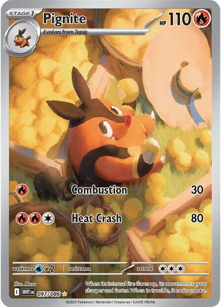 Pignite (097/086) [Scarlet & Violet: White Flare] | Good Games Modbury