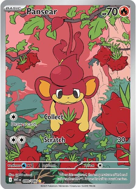Pansear (099/086) [Scarlet & Violet: White Flare] | Good Games Modbury