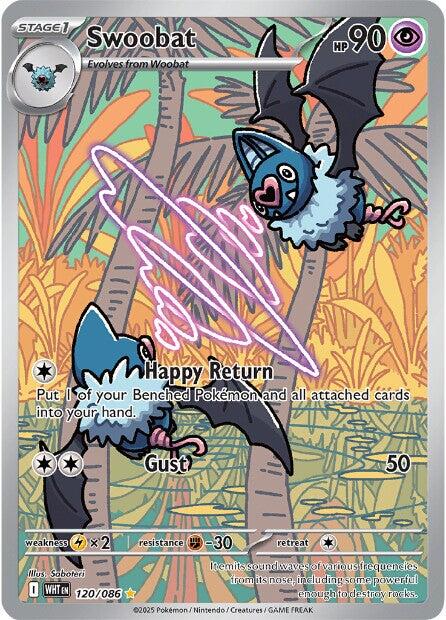Swoobat (117/086) [Scarlet & Violet: White Flare] | Good Games Modbury
