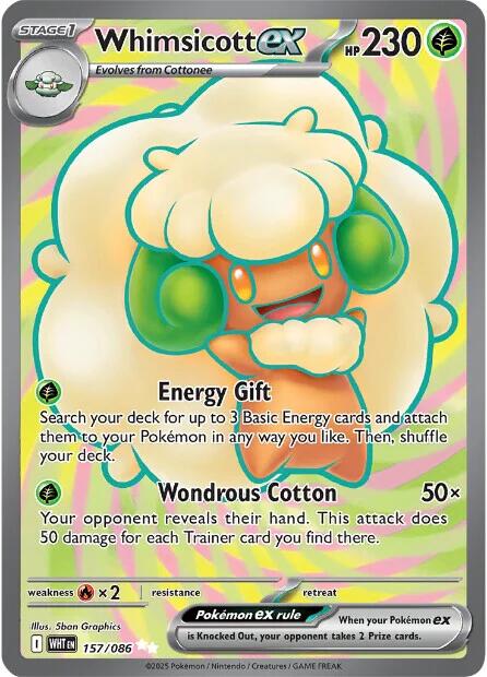 Whimsicott ex (159/086) [Scarlet & Violet: White Flare] | Good Games Modbury