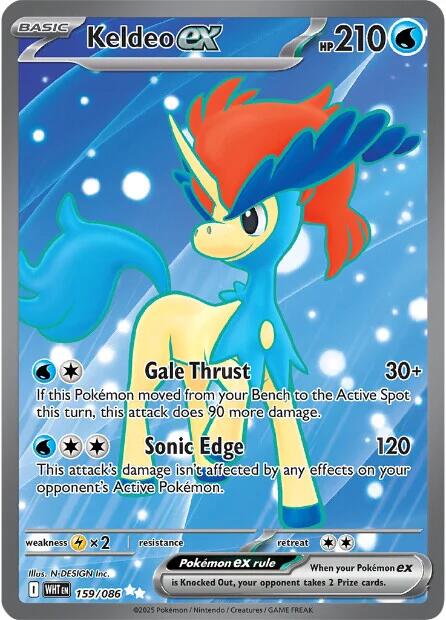 Keldeo ex (161/086) [Scarlet & Violet: White Flare] | Good Games Modbury
