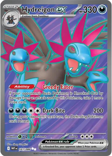 Hydreigon ex (163/086) [Scarlet & Violet: White Flare] | Good Games Modbury