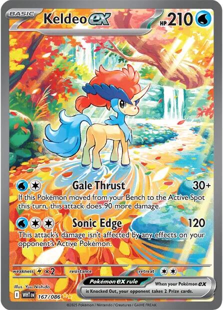 Keldeo ex (169/086) [Scarlet & Violet: White Flare] | Good Games Modbury