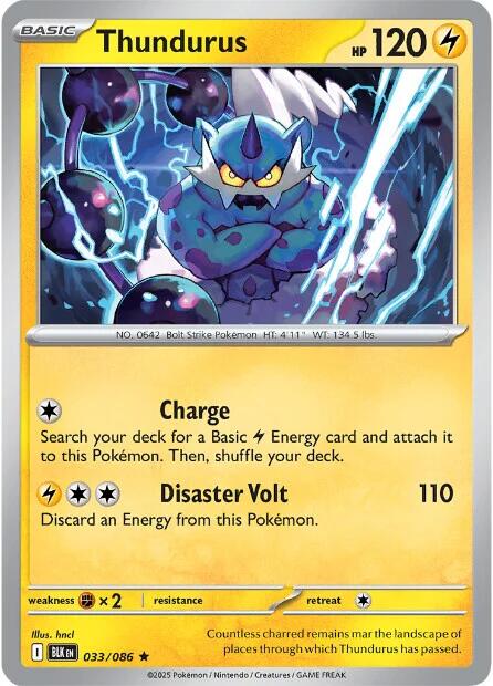 Thundurus (036/086) [Scarlet & Violet: Black Bolt] | Good Games Modbury