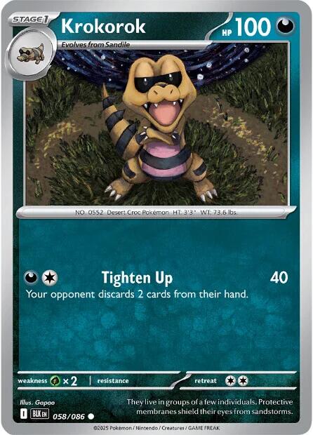 Krokorok (061/086) [Scarlet & Violet: Black Bolt] | Good Games Modbury
