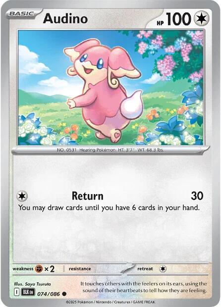 Audino (076/086) [Scarlet & Violet: Black Bolt] | Good Games Modbury