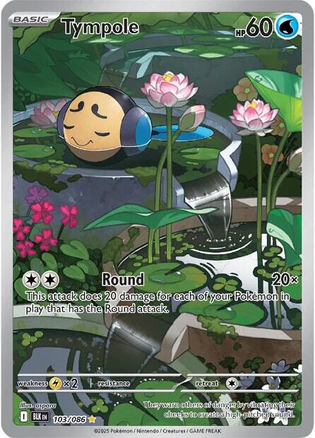 Tympole (107/086) [Scarlet & Violet: Black Bolt] | Good Games Modbury
