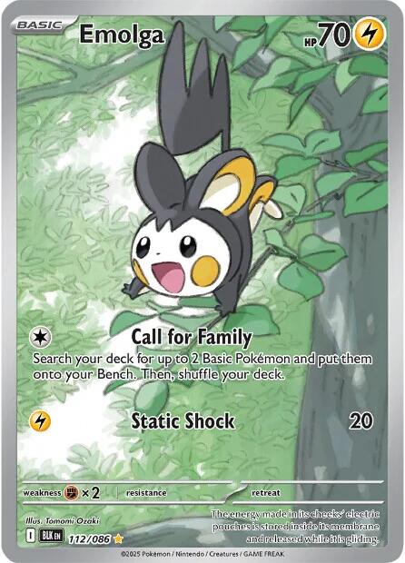 Emolga (116/086) [Scarlet & Violet: Black Bolt] | Good Games Modbury