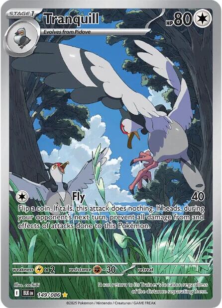 Tranquill (154/086) [Scarlet & Violet: Black Bolt] | Good Games Modbury