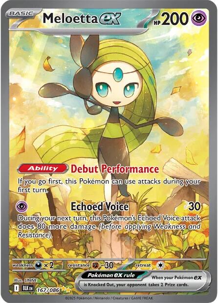 Meloetta ex (170/086) [Scarlet & Violet: Black Bolt] | Good Games Modbury