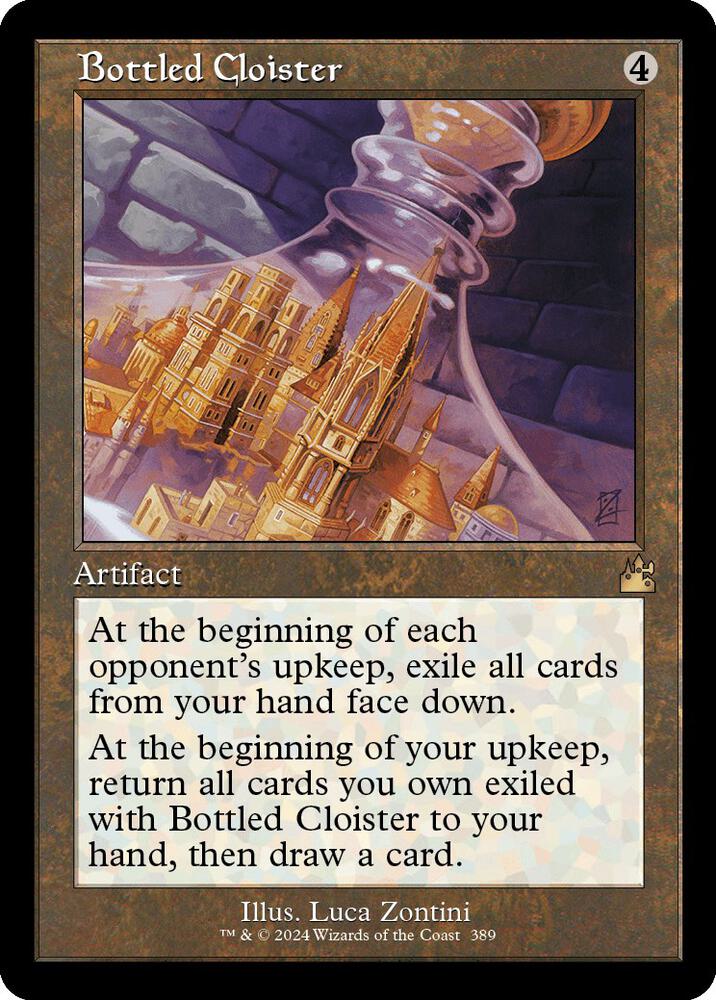 Bottled Cloister 389/291 (Ravnica Remastered)  - Retro Foil | Good Games Modbury
