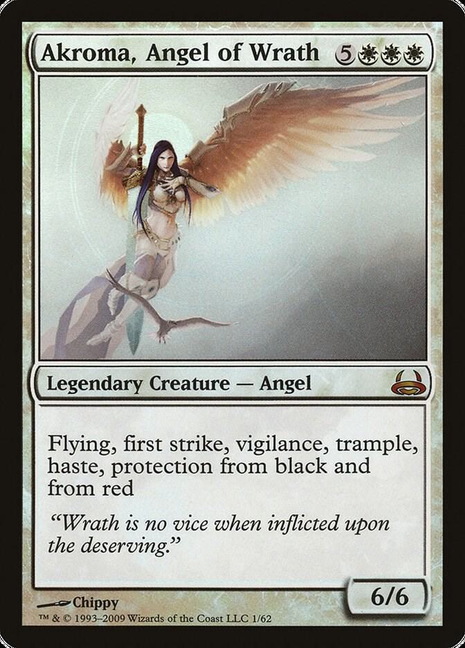 Akroma, Angel of Wrath 1/62 (Duel Decks: Divine vs. Demonic)  - Foil | Good Games Modbury