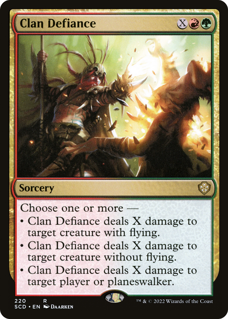 Clan Defiance [Starter Commander Decks] | Good Games Modbury