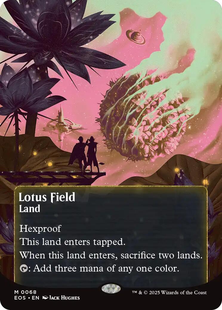Lotus Field (0068) (Borderless) [Edge of Eternities: Stellar Sights] | Good Games Modbury