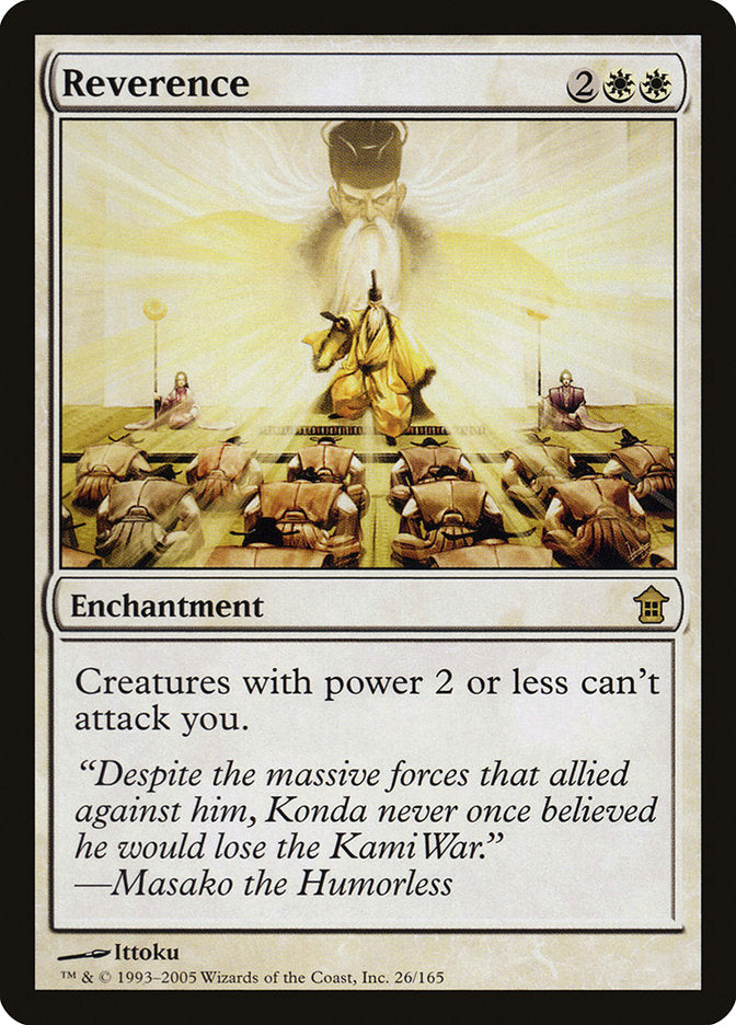 Reverence 26/165 (Saviors of Kamigawa)  | Good Games Modbury