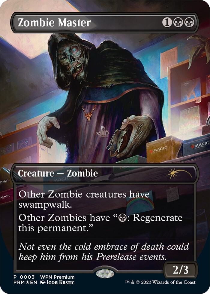 Zombie Master 3/14 (WPN & Gateway Promos)  - Borderless Foil | Good Games Modbury