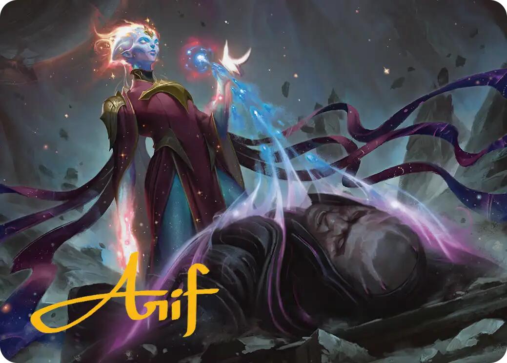 Lightstall Inquisitor Art Card (Gold-Stamped Signature) [Edge of Eternities Art Series] | Good Games Modbury