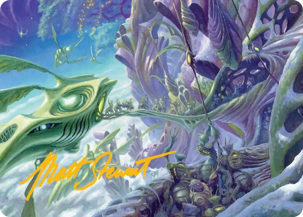 Loading Zone Art Card (Gold-Stamped Signature) [Edge of Eternities Art Series] | Good Games Modbury