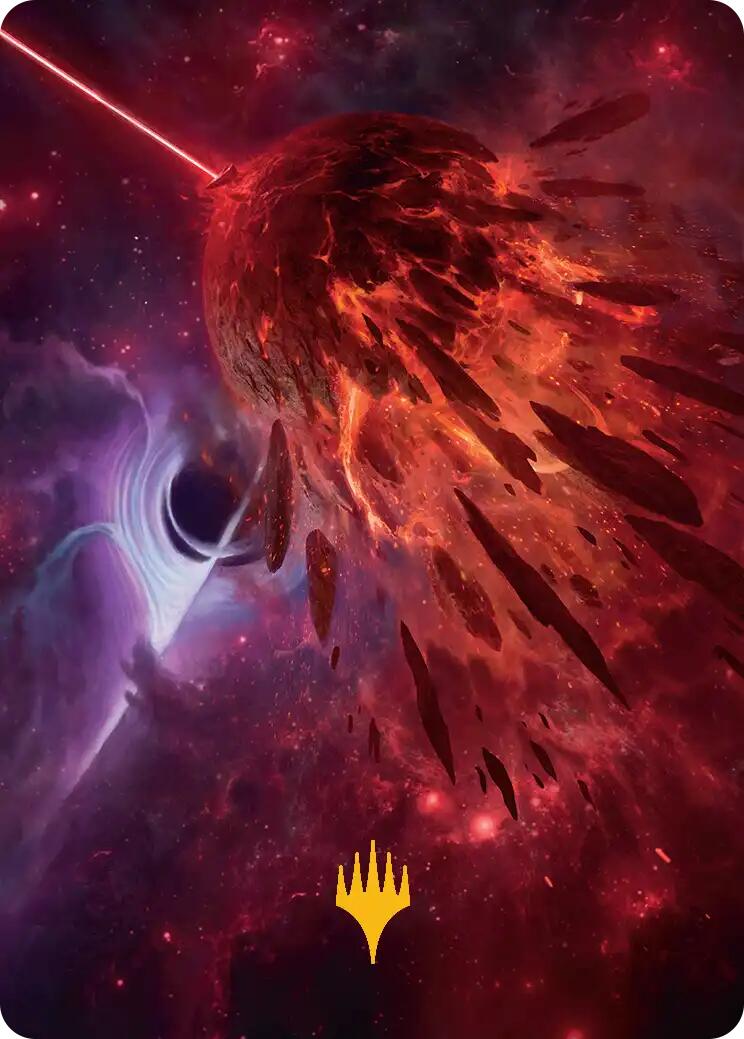 Kavaron, Memorial World Art Card (Gold-Stamped Planeswalker Symbol) [Edge of Eternities Art Series] | Good Games Modbury