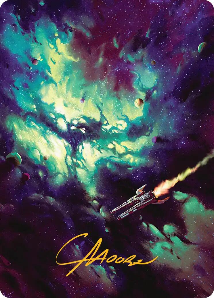 Blinkmoth Nexus Art Card (Gold-Stamped Signature) [Edge of Eternities Art Series] | Good Games Modbury