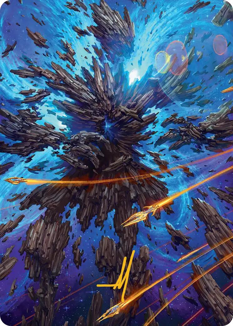 Celestial Colonnade Art Card (Gold-Stamped Signature) [Edge of Eternities Art Series] | Good Games Modbury