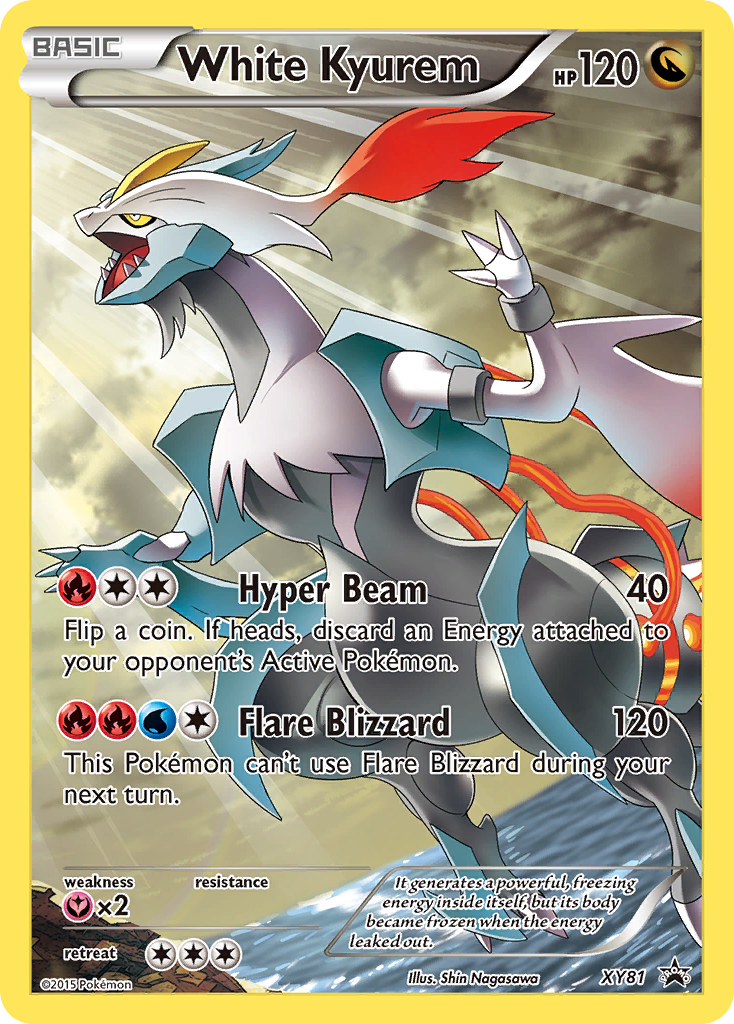 White Kyurem (XY81) (Full Art Promo) [XY: Black Star Promos] | Good Games Modbury