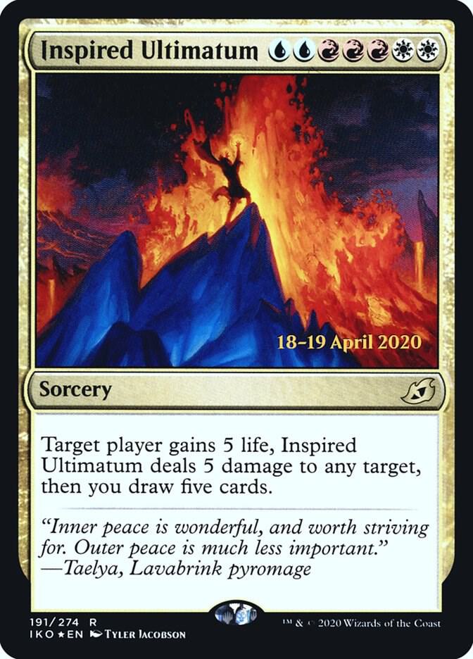 Inspired Ultimatum 191s/137 (Prerelease Cards)  - Foil | Good Games Modbury