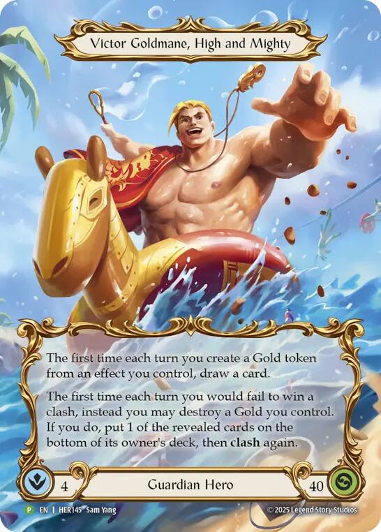 Victor Goldmane, High and Mighty [HER145] (Promo)  Rainbow Foil | Good Games Modbury