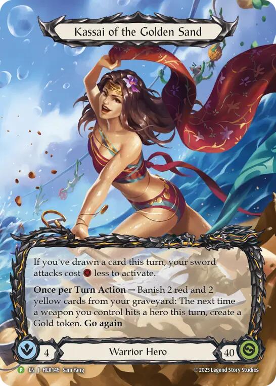 Kassai of the Golden Sand [HER146] (Promo)  Rainbow Foil | Good Games Modbury