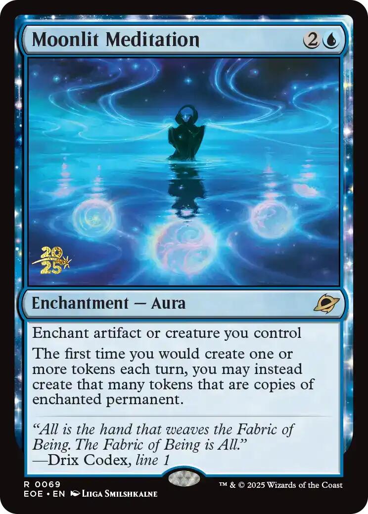 Moonlit Meditation [Edge of Eternities Prerelease Promos] | Good Games Modbury