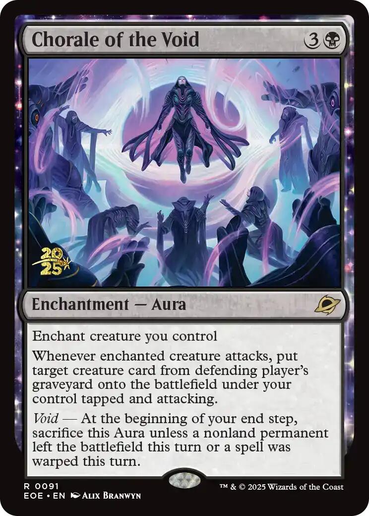 Chorale of the Void [Edge of Eternities Prerelease Promos] | Good Games Modbury