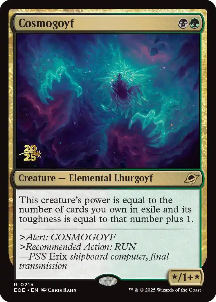 Cosmogoyf [Edge of Eternities Prerelease Promos] | Good Games Modbury